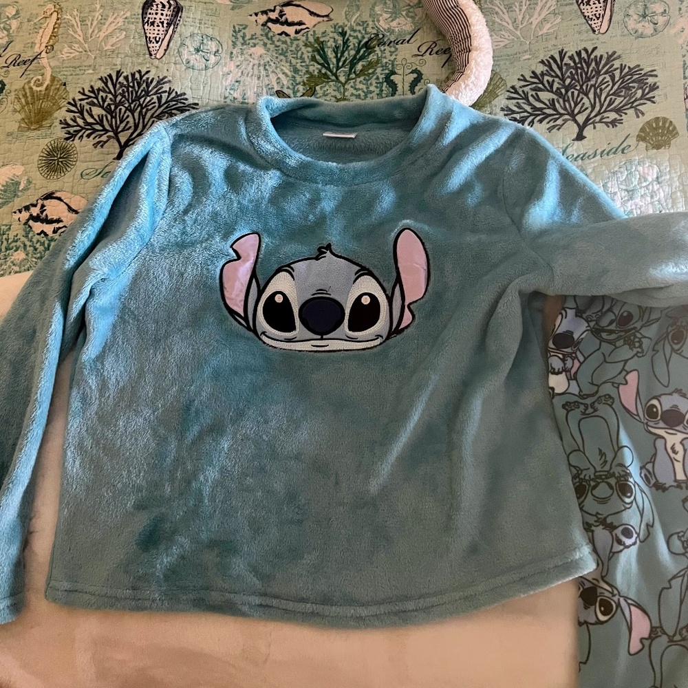 Disney 100 Fleece Two Piece Stitch Pajamas